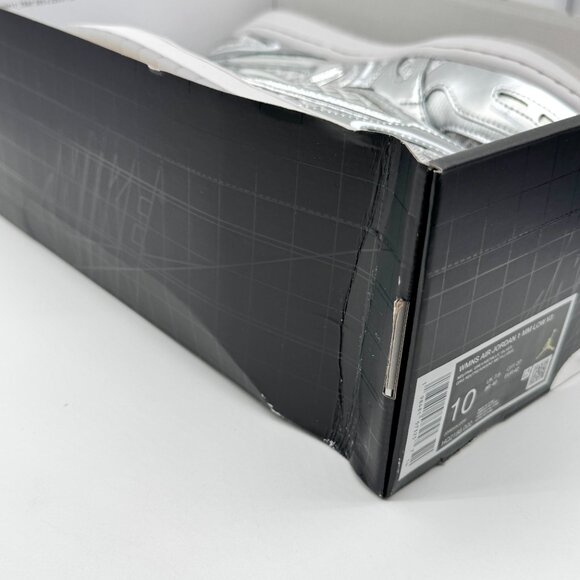 Air Jordan 1 Low Womens Method of Make V3 Silver Sz 10 New Shoes HQ2186-002 - Picture 11 of 12